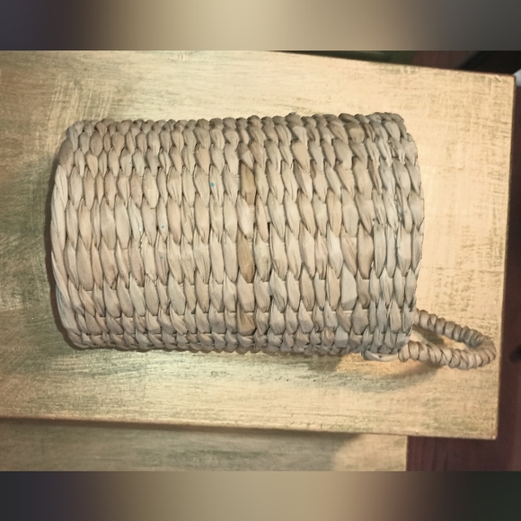 ❤️ VTG Sweet Grass Basket with loop to hang, Cottagecore and Shabby chic ❤️ - Picture 3 of 6